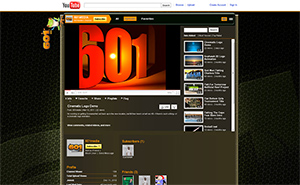 Custom branded youtube theme