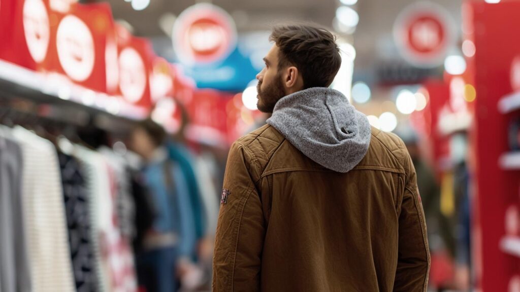 male shopper