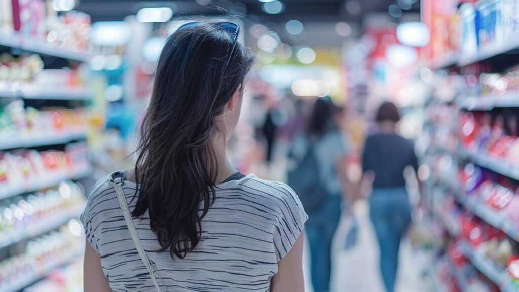 female shopper